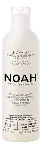 Noah 1.5 Purifying Shampoo with Green Tea and Basil 250 ML by Noah