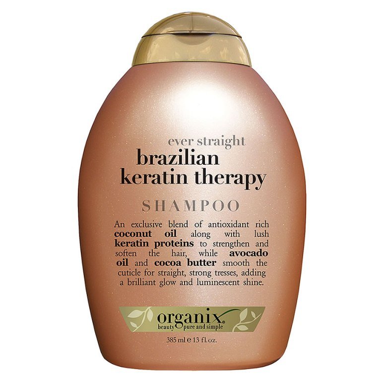 Organix Cosmetix Brazilian Keratin Smooth Shampoo - szampon wygładzający z brazylijska keratyną 385ml