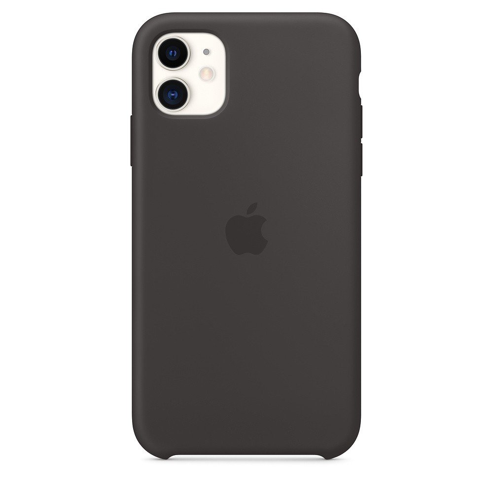 Apple Etui Silicone Case do iPhone 11 czarne MWVU2ZM/A