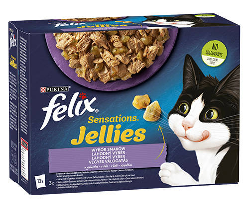 FELIX Sensation Wybór Smaków w galaretce 12x85g
