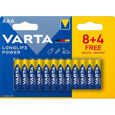 Varta Baterie High Energy 8 + 4 AAA 4903121472
