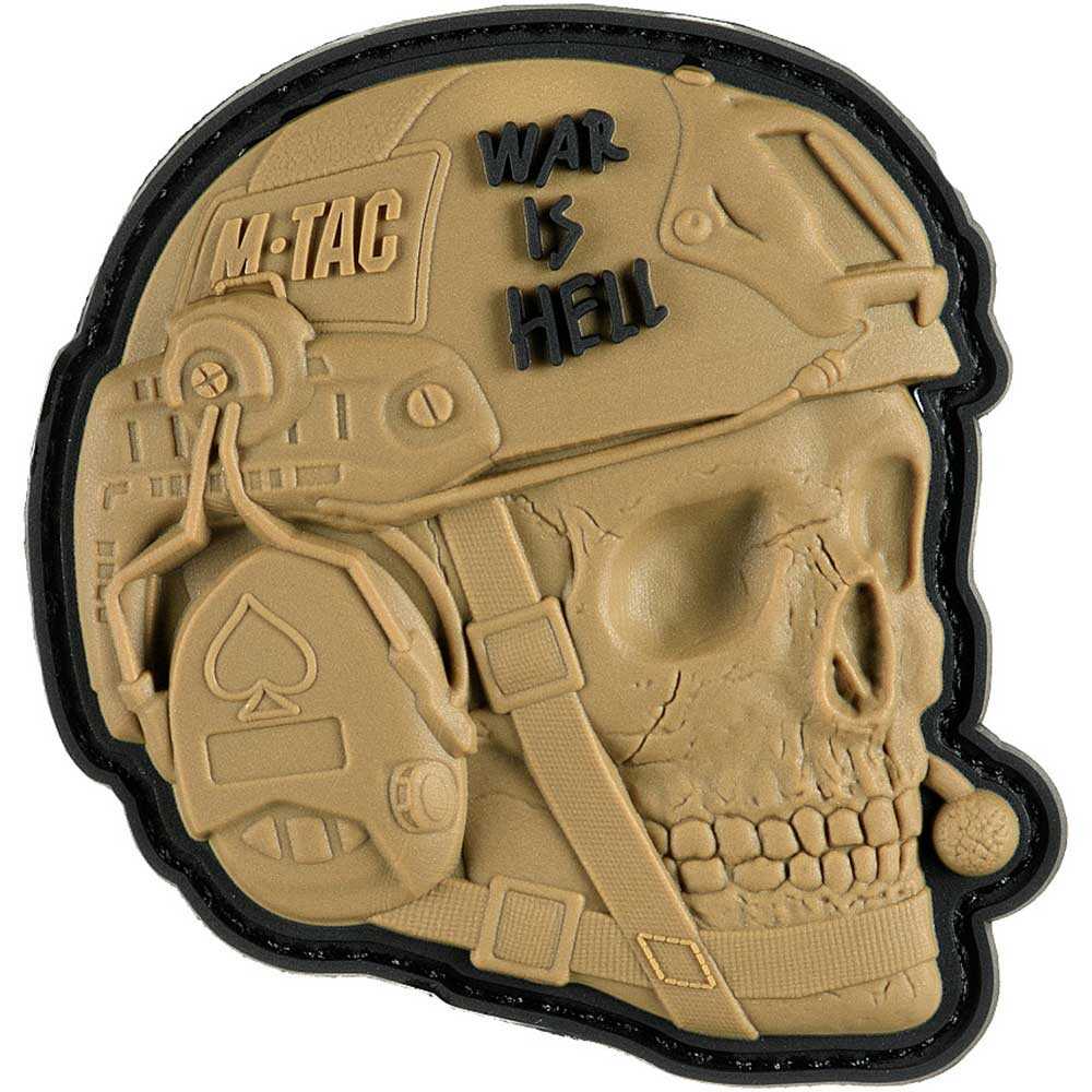 Naszywka M-Tac War is Hell 3D PVC Coyote (51328005)