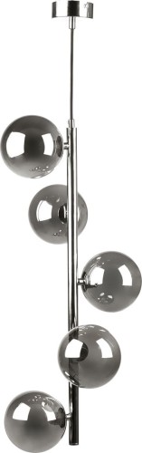 Luna lampa wisząca 5-punktowa chrom 5661