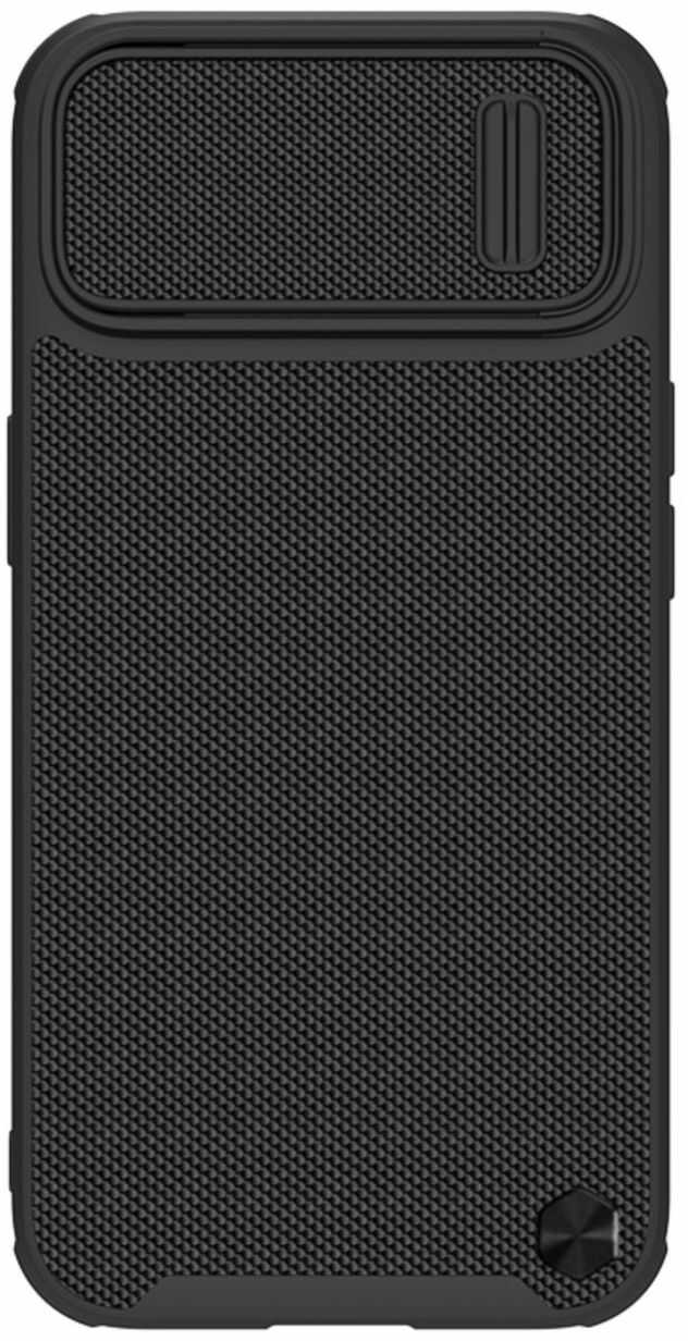 Nillkin Textured S Magnetic Case etui iPhone 14 Plus pokrowiec MagSafe z osłoną na aparat czarny