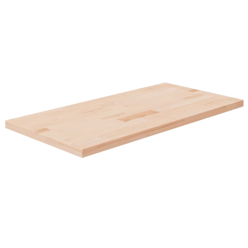 Lumarko Blat do łazienki, 80x40x2,5 cm, surowe lite drewno dębowe