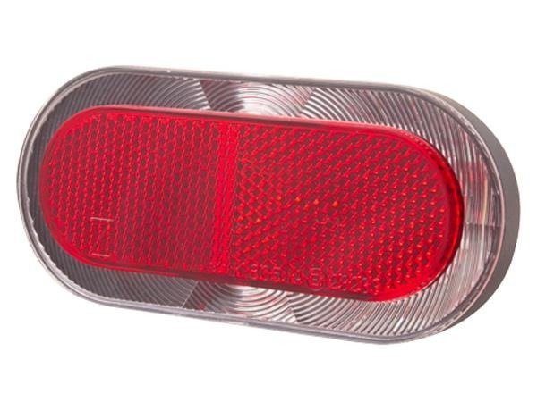 SPANNINGA Lampka tylna na bagażnik ELIPS XB 80mm + baterie A-SNG-R642028