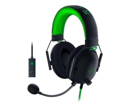 Razer BlackShark V2 SE czarno-zielony (RZ04-03230200-R3M1)