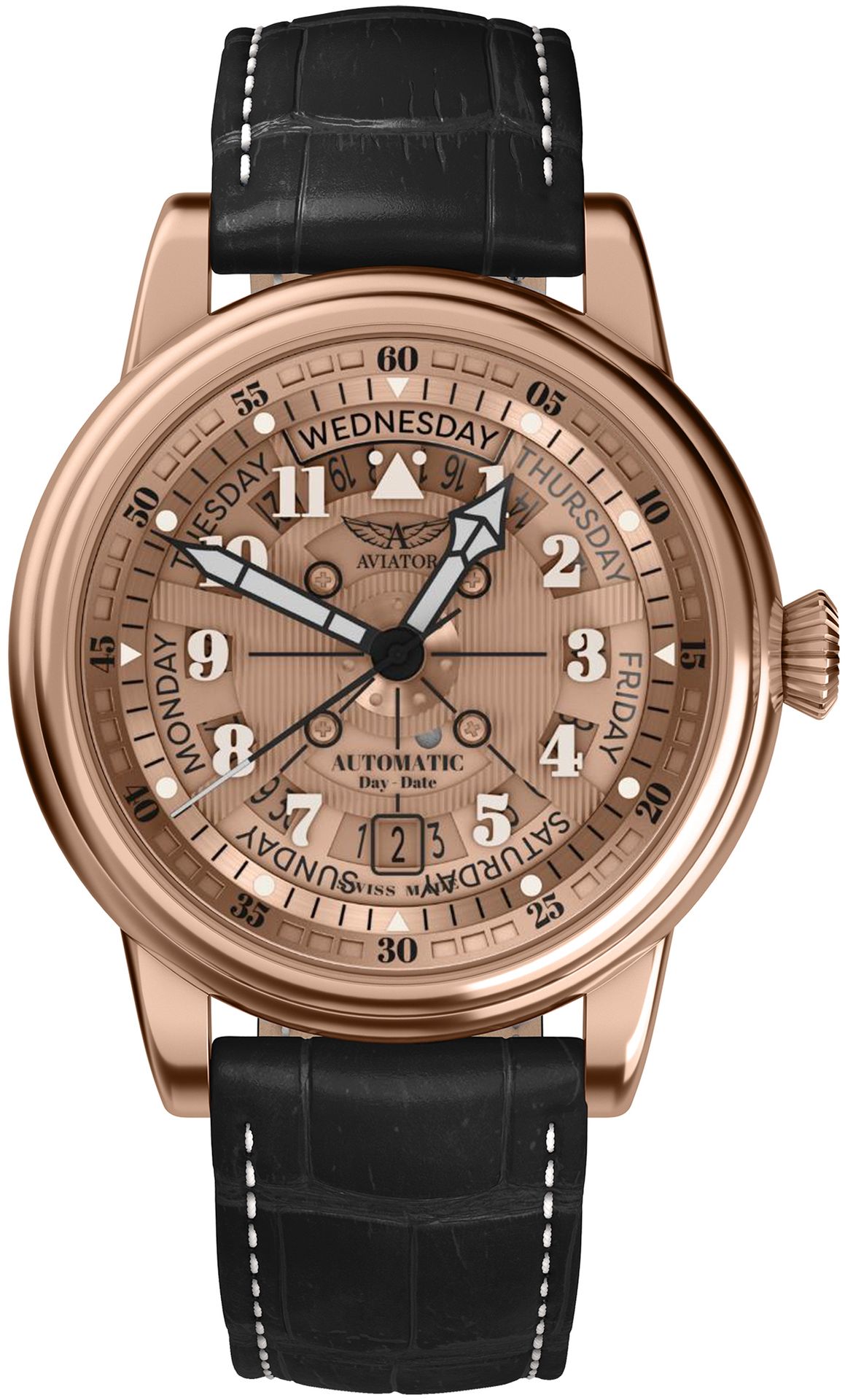 Zegarek Aviator V.3.36.2.288.4 Douglas Day-Date Meca 41