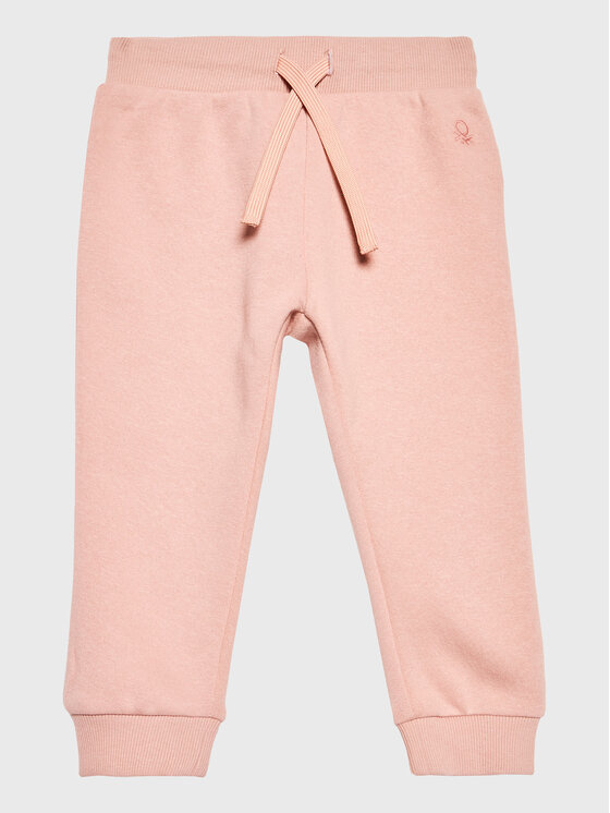 United Colors Of Benetton Spodnie dresowe 35TMGF01B Różowy Regular Fit
