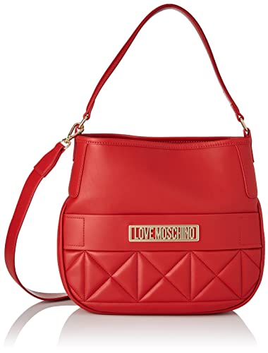 Love Moschino Damska torba na ramię Borsa Soft PU Rosso Blue Denim, 25 x 30 x 9