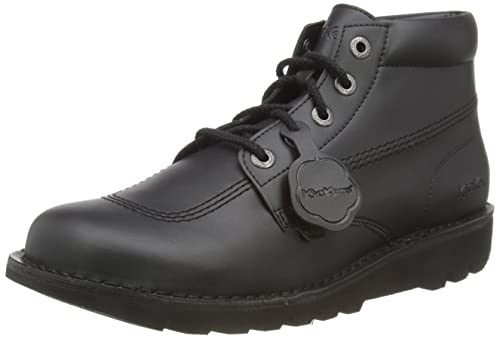 Kickers Unisex Kick Hi wegańskie syntetyczne botki, Czarny, 37 EU