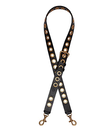 Liebeskind GmbH Damski pasek na ramię Gold Shoulder Straps Long, Black-9999
