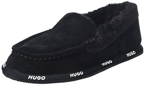 HUGO Kapcie damskie Cozy_loaf_dla kobiet, czarny (Black1), 35 EU