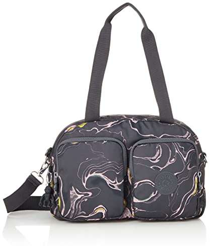 Kipling Damskie torby na ramię Cool Defea, szare, Miękki marmur