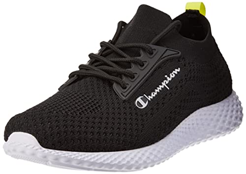 Champion Męskie trampki Sprint Element, czarny żółty neon Kk001, 10 UK