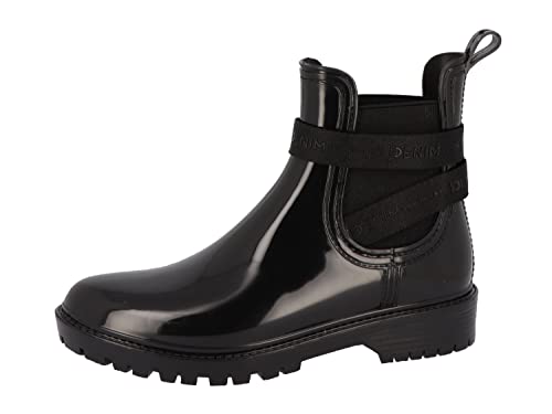 Tom Tailor Damskie 4296602 kalosze gumowe, czarne, 37 UE