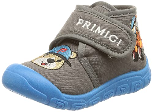 Primigi Chłopięce buty dziecięce Slipper, ciemnoszary (Dark Grey), 20 EU