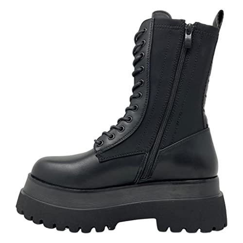REPLAY Damskie buty Any Military półdługie kozaki, 562BLACK Black, 36 EU