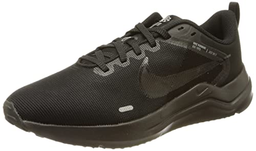 NIKE Damskie trampki Downshifter 12, czarne, 4 UK, Czarny, 37.5 EU