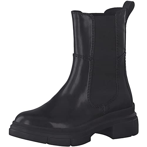 Tamaris Damskie sztyblety 1-25478-29, czarne, 38 EU
