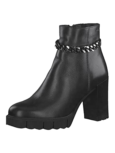 Tamaris Damskie sztyblety 1-25466-29, czarne, 37 EU