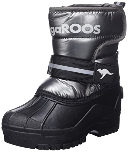 KangaROOS Unisex K-Shell Ii Metallic buty dziecięce, Steel Grey Metallic, 31 EU
