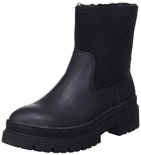 Tom Tailor Damskie sztyblety 4294906, czarne, 42 UE