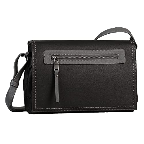 Gabor Damska torba Fortuna Flap Bag M no Zip, czarny
