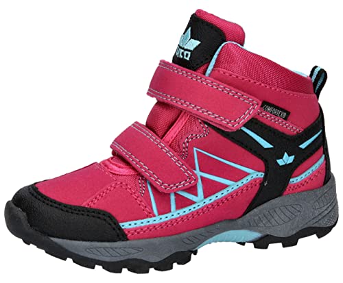 Lico Griffin High V Cross buty do biegania dla chłopców i dziewczynek, różowe/czarne/turkusowe, 26 EU