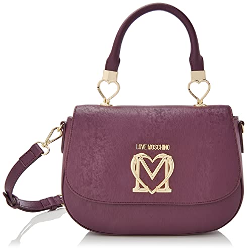 Love Moschino Damska torba na ramię Borsa Pu Viola Fioletowa, 11 x 19 x 3