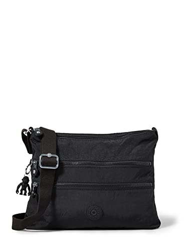 Kipling Unisex Alvar Crossbody, 4,5 x 33 x 26 cm, czarny - Black Noir - 33x26x4.5 cm (B x H x T)