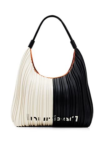 Desigual Women's Bag_Pleat Scala 1008 BEIGE Crude, White