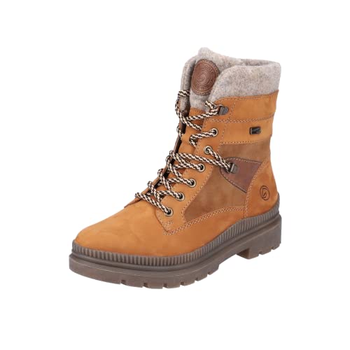 Remonte Damskie kozaki śniegowe D0C77, noccia/REH/chestnut/Wood / 22, 36 EU