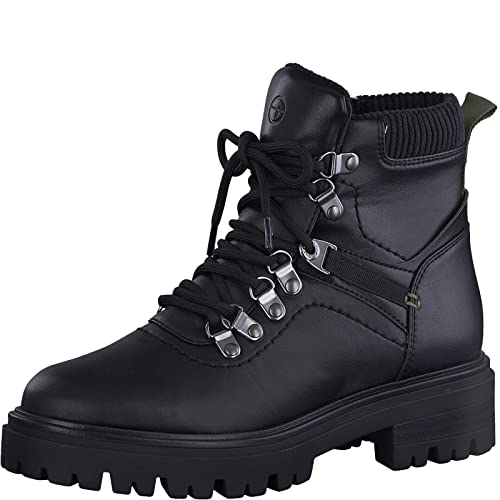 Tamaris Damskie sztyblety 1-26289-29, czarne, 38 EU