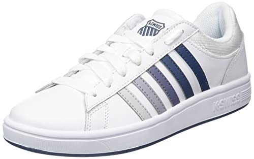 K-Swiss Męskie trampki Court Winston, WHT/DKDENIM/Gradient, 40 EU
