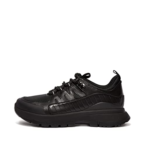Fitflop Neo-D-Hyker damskie trampki, wszystkie czarne, 6 UK