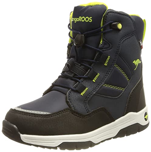KangaROOS K-MJ North RTX kozaki, granatowe/limonkowe, 31 EU