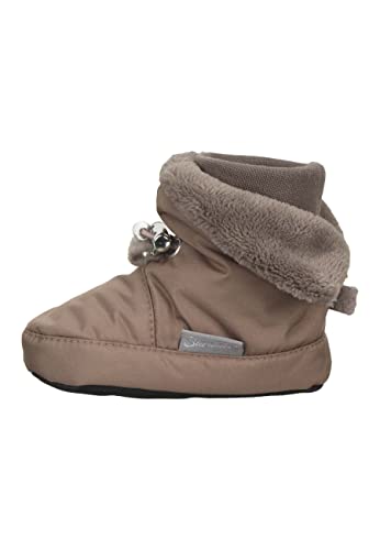 Sterntaler Dziecięce buciki niemowlęce dla chłopców - buty dziecięce, botki dziecięce - Mid-Top buty dziecięce z antypoślizgową gumową podeszwą - ciemnozielone, brązowy, 16 EU