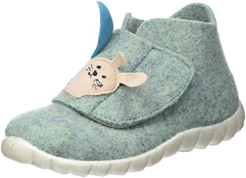 Superfit Happy WOLLFILZ kapcie domowe, jasnozielone 7010, 29 EU