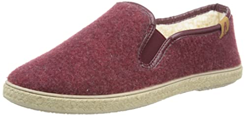 Hush Puppies Damskie kapcie z recyklingu, przytulne pantofle, bordowe, 3 UK