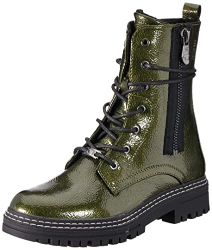 Tom Tailor Damskie buty 4292405, półdługie kozaki, Forest, 42 UE