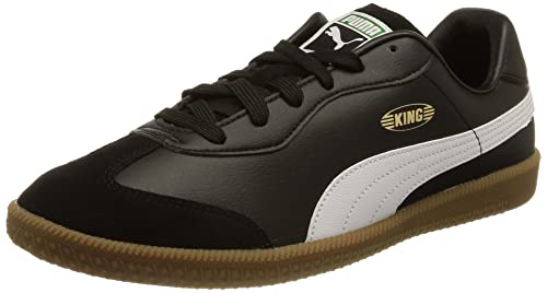 PUMA Unisex King 21 It buty piłkarskie, Puma Black Puma biała guma - 37.5 EU