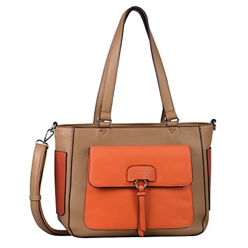 TOM TAILOR Damska torba Bonnie Zip Shopper M, Mixed Nougat