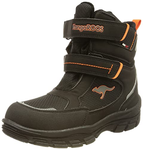 KangaROOS K-Leno Kibo RTX buty dziecięce, uniseks, Jet Black Flame, 35 EU