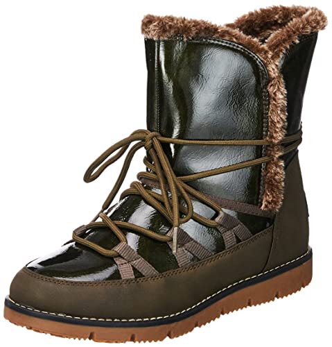 Tom Tailor Damskie sztyblety 4293106, khaki, 38 UE