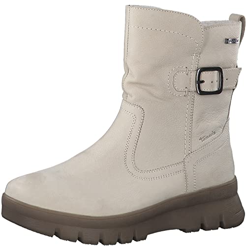 Tamaris Comfort Damskie sztyblety 8-86414-29-411, Ivory, 41 EU