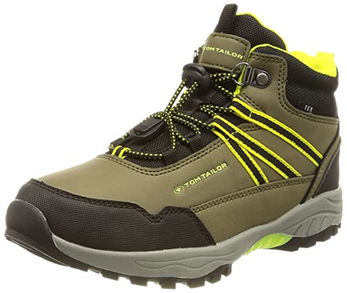 TOM TAILOR Chłopięce 4271103 buty do chodzenia, Khaki Yellow, 40 EU