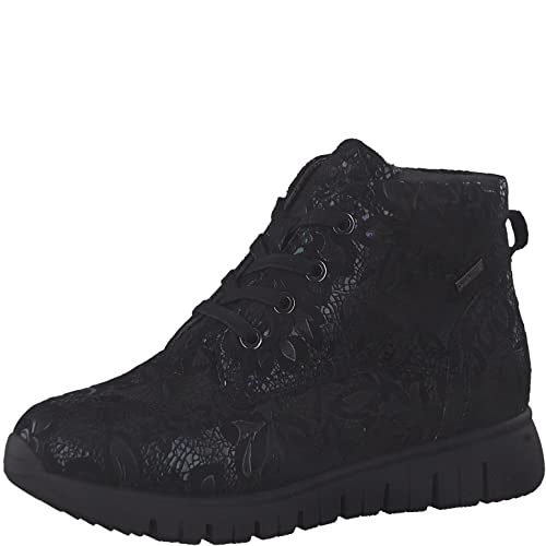 Tamaris Comfort Damskie sztyblety 8-86204-29-5, czarny (Black Flower), 40 EU Weit