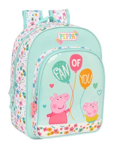 Safta Plecak dziecięcy Adapt.Carro Peppa Pig Cosy Corner 26X34X11Cm, Wielobarwny (612290185)