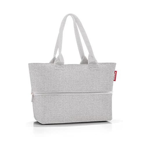 reisenthel Shopper e1 RJ1035 Twist Sky Rose - duża torba z przetworzonych butelek PET o pojemności 12 l - odporna na działanie wody - szer. 50 x wys. 26,5 x gł. 16,5 cm
